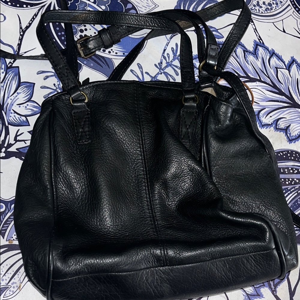 Vintage American Leather Co. Elegant Black Leather Bag for Women